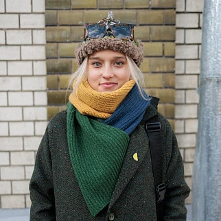 Шапка CHECK YA HEAD разноцветная 2555/123