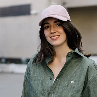 Кепка Carhartt WIP Harlem Glassy Pink