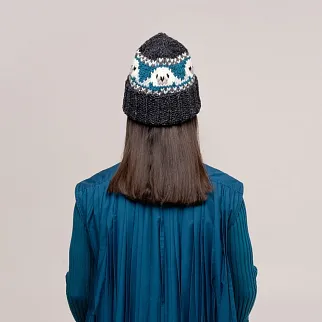 Шапка CHECK YA HEAD с рисунком Белёк 2561/218