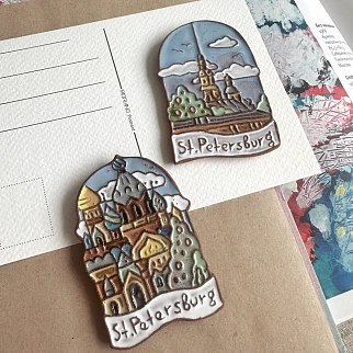 Брошь Partala Спас на Крови