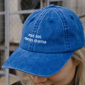 Кепка Friend Function Mas Sol Menos Drama синяя