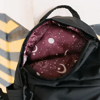 Рюкзак дейпак Friend Function черный прорезиненный