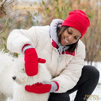 Варежки Friend Function Красные