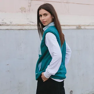 Жилетка флисовая Friend Function морская волна