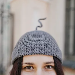 Шапка CHECK YA HEAD серая 25225/12