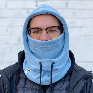 Капюшон Kusto Hood M голубой