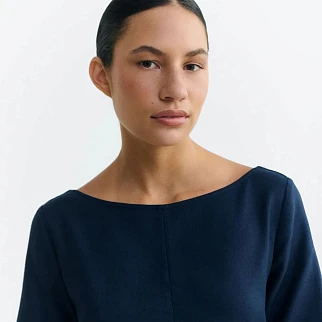 Платье Thinking Mu Navy Hemp Kieran