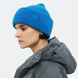 Высокая шапка SHU тёмно-синяя