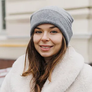 Шапка шерстяная Friend Function Серые будни