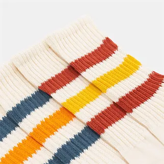 Носки Меч RETRO STRIPES Ivory/Red/Yellow