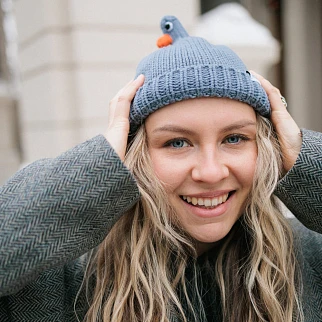 Шапка Friend Function Будь как голубь стальной