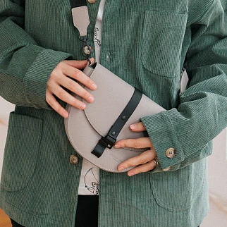 Кроссбоди сумка Gaston Luga Splash Moon Taupe