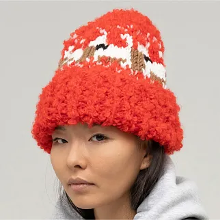 Шапка CHECK YA HEAD красная 2461/33