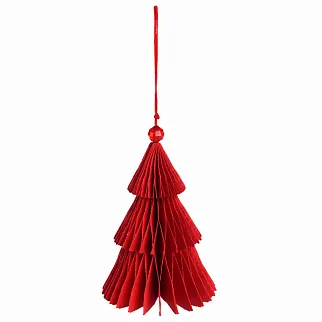 Украшение на ёлку - ёлочка красная REX