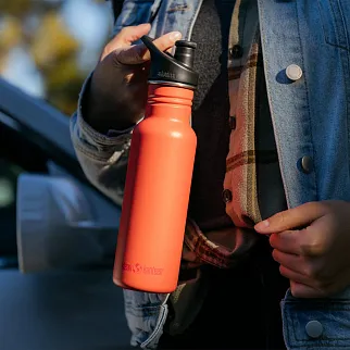 Спортивная крышка для бутылок Klean Kanteen черная