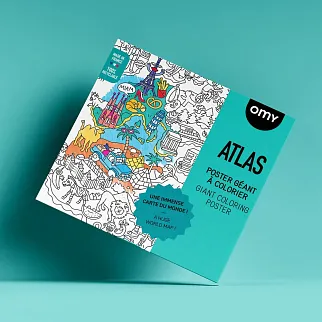 Огромная раскраска OMY Atlas