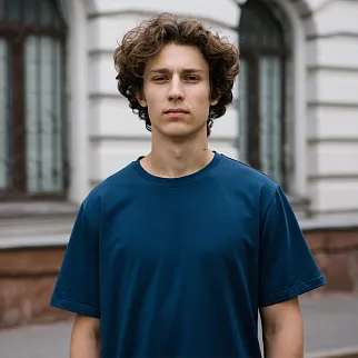 Футболка Friend Function базовая индиго