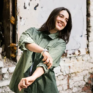 Рубашка Меч DYED Forest Green