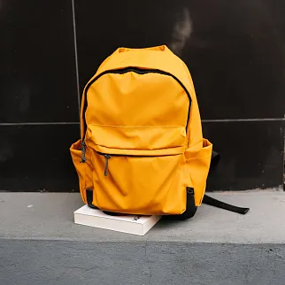 Рюкзак дейпак Friend Function горчичный прорезиненный