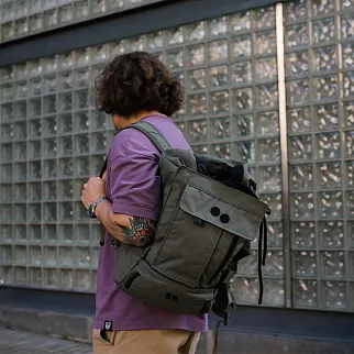 Рюкзак Pinqponq Blok Medium Construct Olive