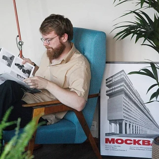 Плакат Allmodernism Дом Атомщиков на Тульской (Дом-корабль)