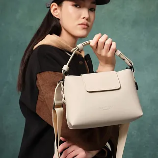 Кроссбоди сумка Gaston Luga Splashini Cloud Cream