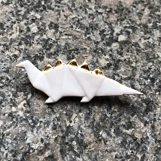 Брошь Partala Динозавр с шипами