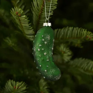Елочная игрушка Огурчик