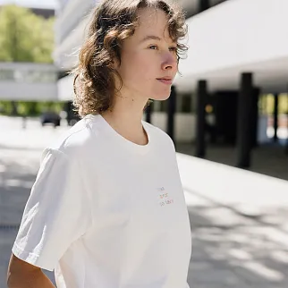 Футболка Friend Function Mas Amor белая