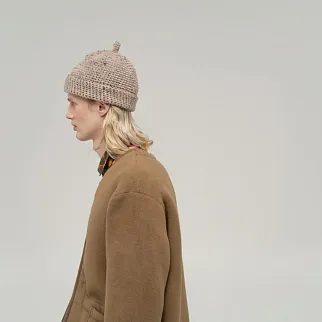 Шапка CHECK YA HEAD бежевая 2467/118