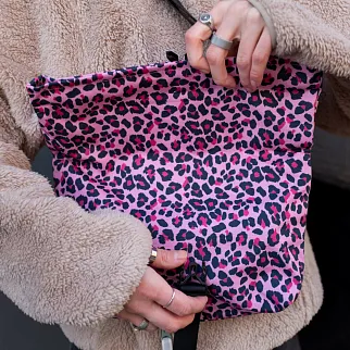 Сумка iyulstore Baby rolltop Розовый леопард