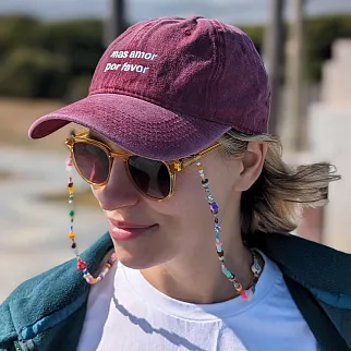 Бейсболка Faded с вышивкой mas amor