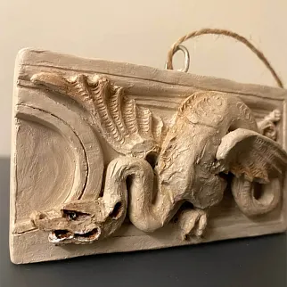 Новогодняя игрушка Urban Context - Дракон с фасада особняка Кельха