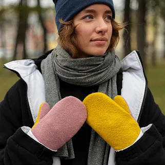 Варежки Friend Function Коралловые-охра