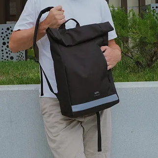 Рюкзак Lefrik Roll Reflective Black