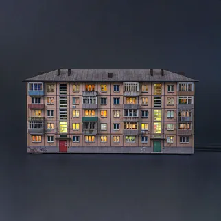 Ночник-панелька Хрущевка мини