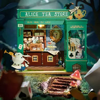 Интерьерный конструктор Robotime Alice's Tea Store