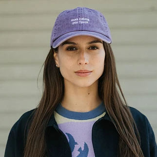 Кепка Friend Function Mas Calma Por Favor фиолетовая