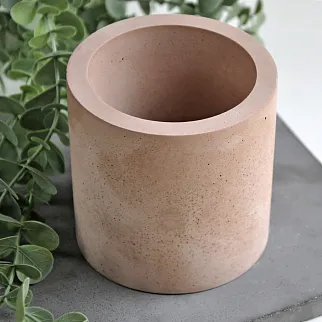 Цилиндр CONCRETE COLOR Tira L пыльный розовый