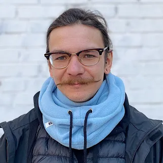 Капюшон Kusto Hood L голубой