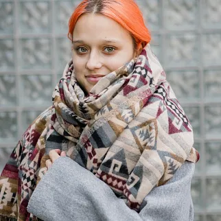 Непальский шарф Намче-Базар