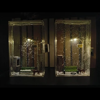 DIY Снежный бокс Friend Function слегка меланхоличный