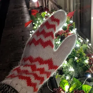 Варежки шерстяные Heart of Moscow