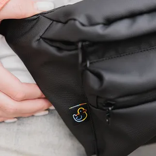 Сумка Friend Function большая хорошая прорезиненная (черная)