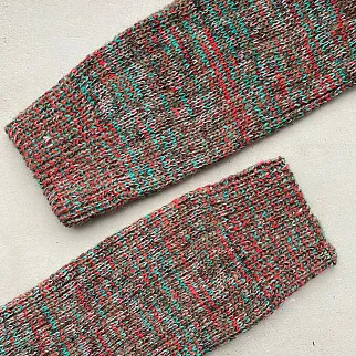 Шерстяные носки Friend Function красно-зеленые