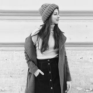 Вязаная шапка KUKA серая