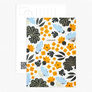 Открытка с объёмной фольгой Inside «Маме»