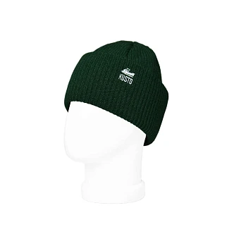 Шапка Kusto Heat зеленая с вышивкой