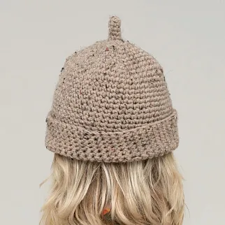 Шапка CHECK YA HEAD бежевая 2467/118