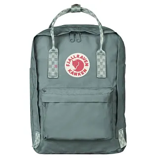 Рюкзак Fjallraven Kanken Laptop 13 Frost Green-Chess Pattern (664-904)